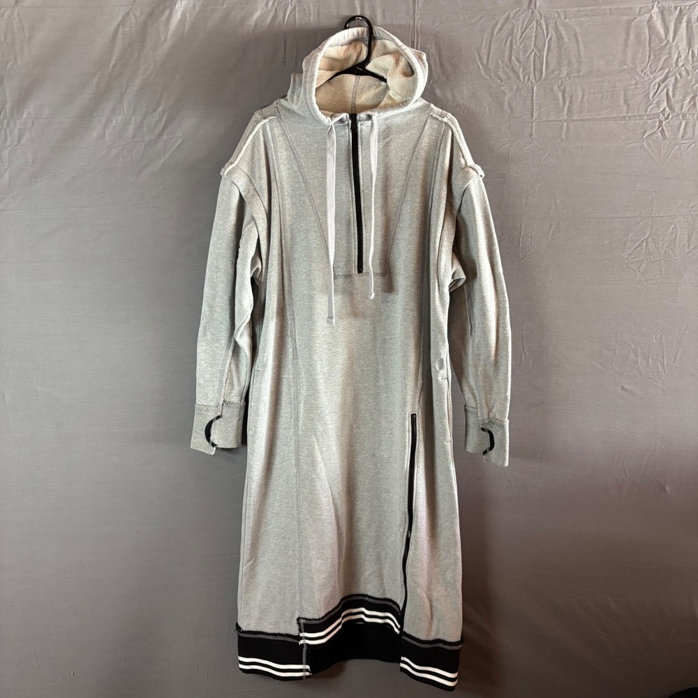 FP Movement Free People Match up Midi Hoodie Oversized Dress Grey XS OB1359218